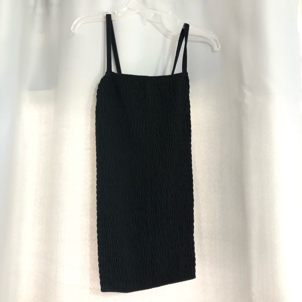 Hollister black ribbed tank